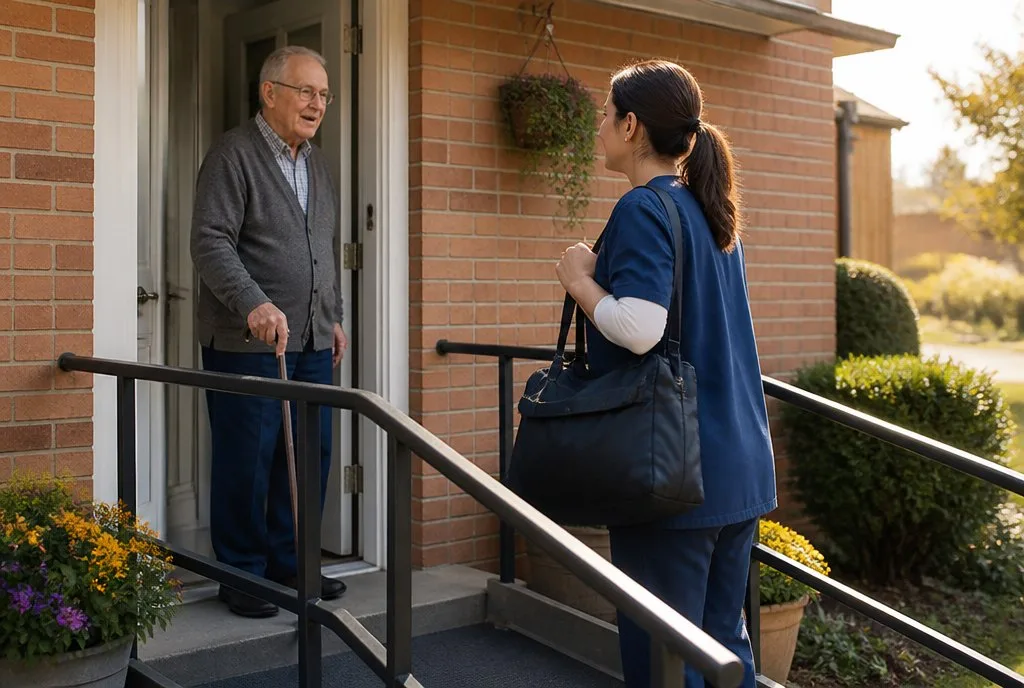 A home care visit